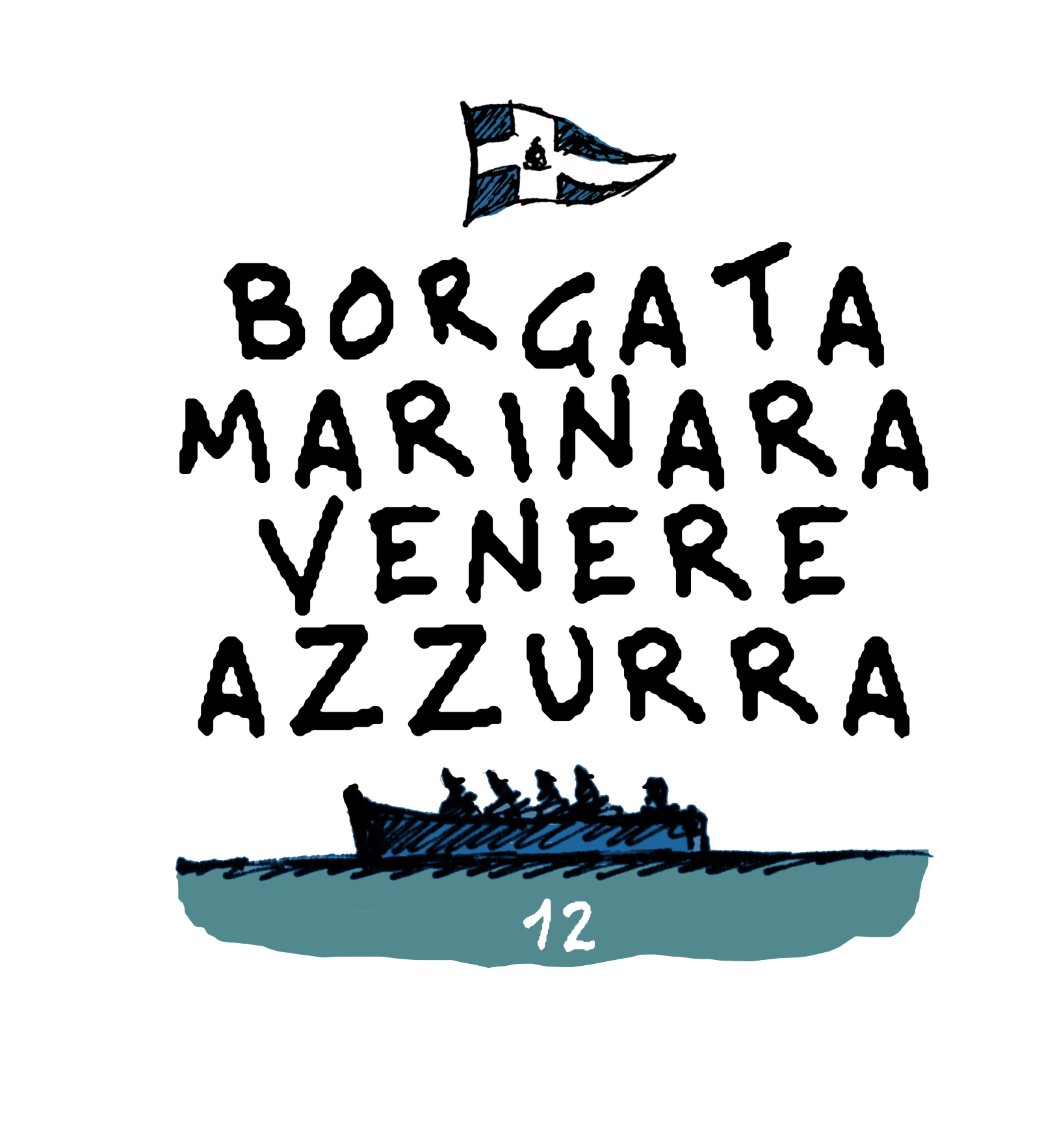 Logo venere azzurra blu